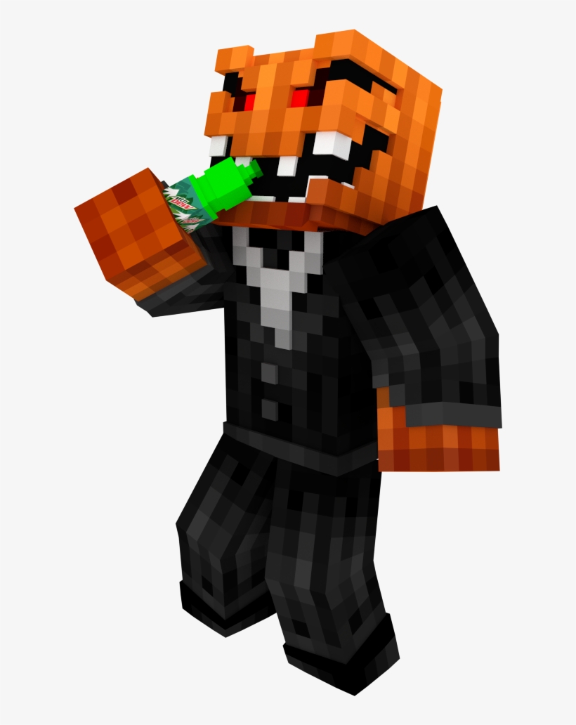 I Made This Blocky Mountain Dew Bottle At The Request - Fictional Character, transparent png download