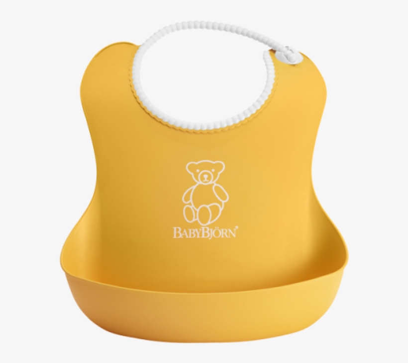 More Views - Babybjörn Soft Bib Yellow, transparent png download