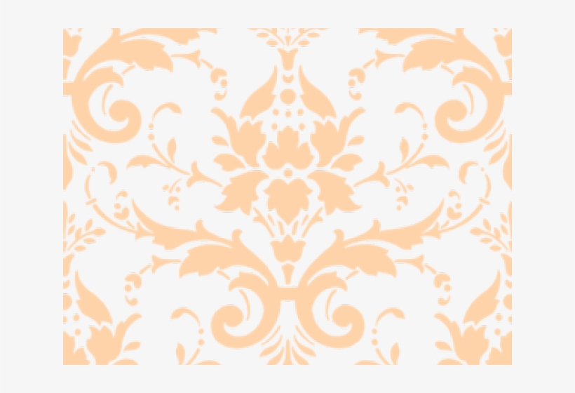 Damask Clipart Scrollwork - Damask, transparent png download