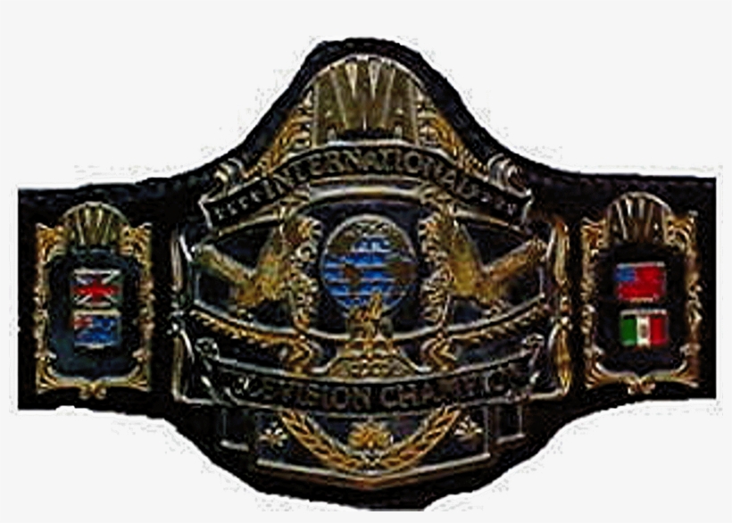 Belts Awa International Tv Champion01 - Awa International Championship Belt, transparent png download