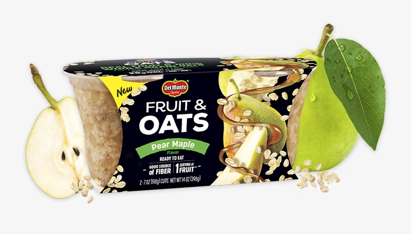 Fruit & Oats™ Pear Maple - Del Monte Fruit And Oats, transparent png download