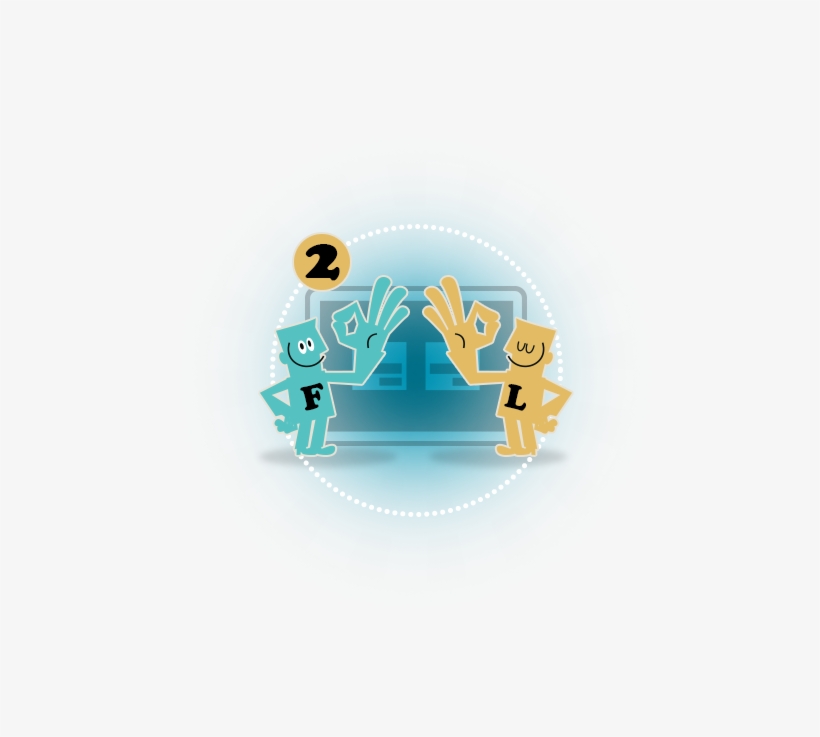 A Yellow Cartoon Man Pointing To A Login Button In - Graphic Design, transparent png download