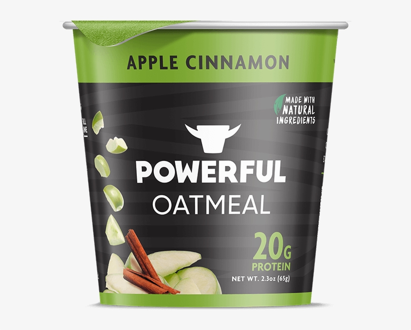 Apple Cinnamon Oatmeal - Powerful Oatmeal, transparent png download
