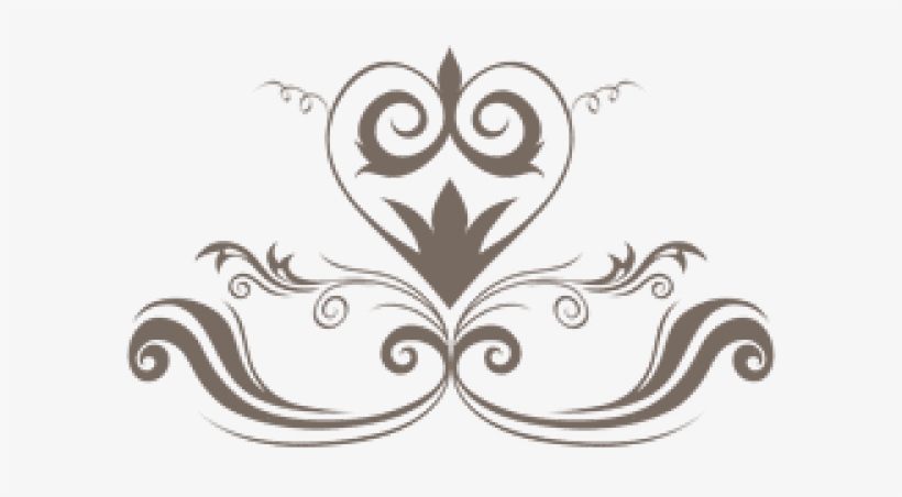 Curve Clipart Decorative Corner Accent - Arabic Swirls Hd, transparent png download