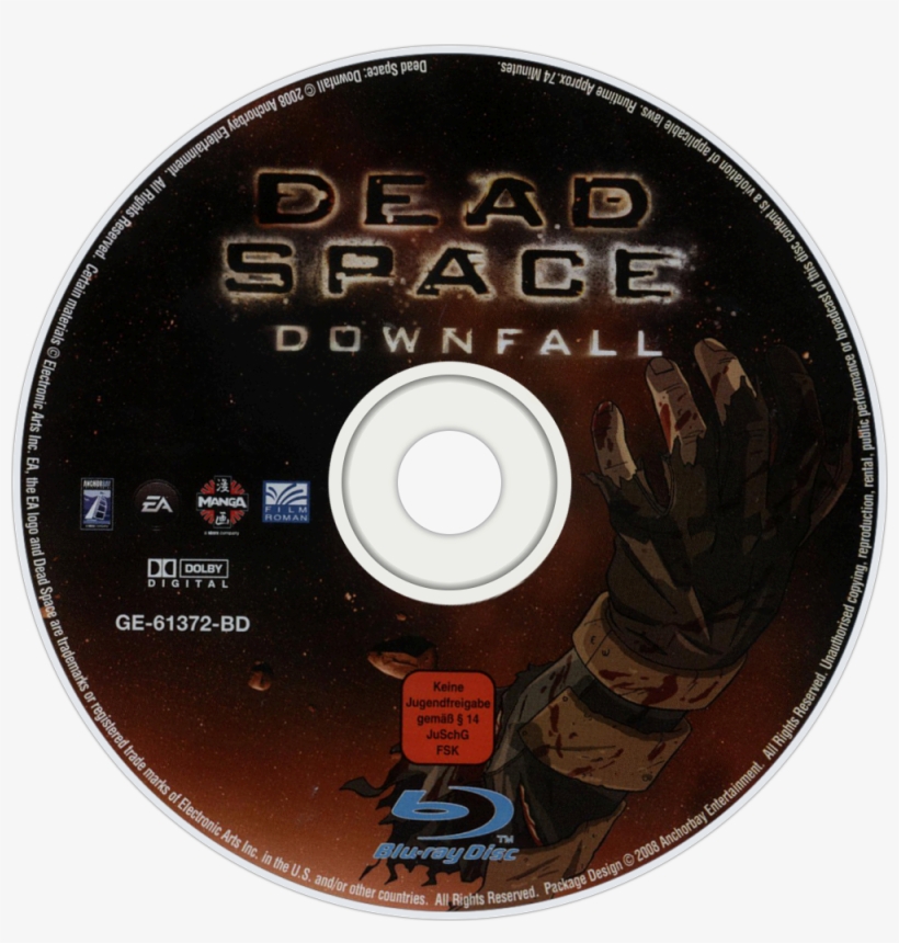 Downfall Bluray Disc Image Dead Space Downfall Dvd Cover Png Image Transparent Png Free Download On Seekpng