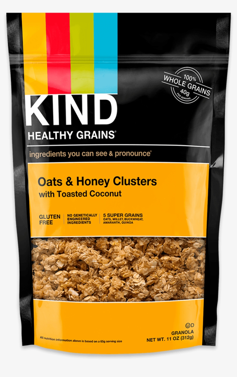 Null - Kind Healthy Grains Clusters, transparent png download