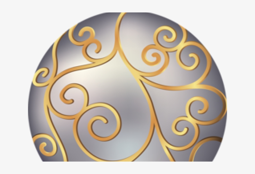 Christmas Ornaments Clipart Silver - Christmas Ornament, transparent png download