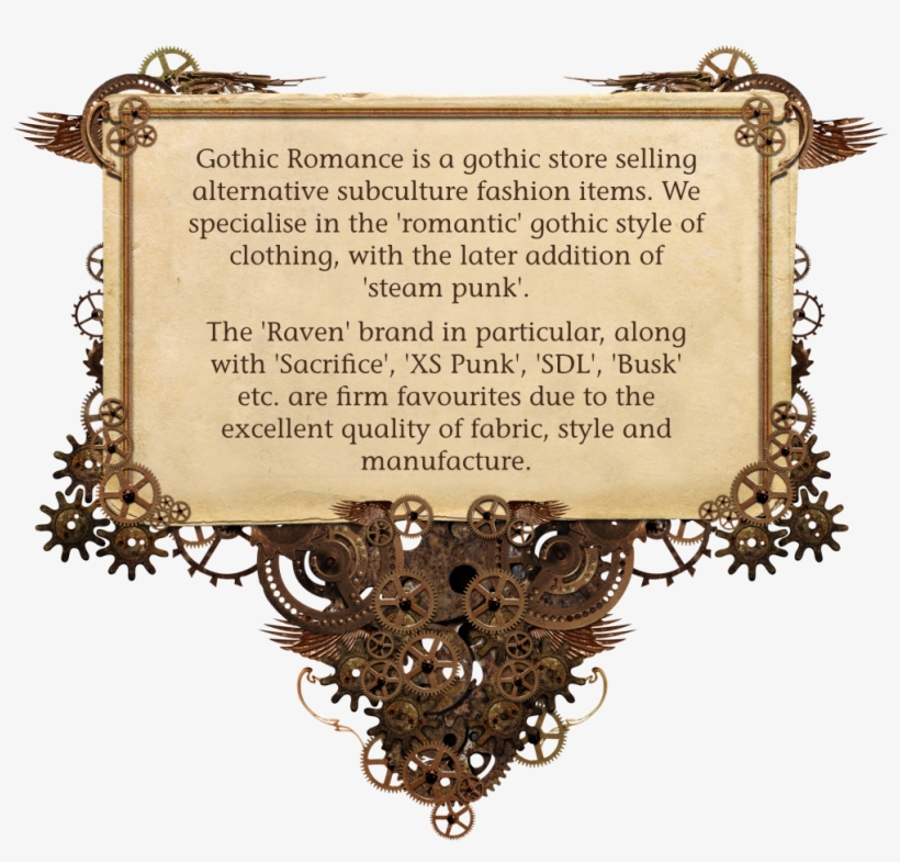 Cutout Steampunk Frame - Transparent Image Png Woman Steampunk, transparent png download
