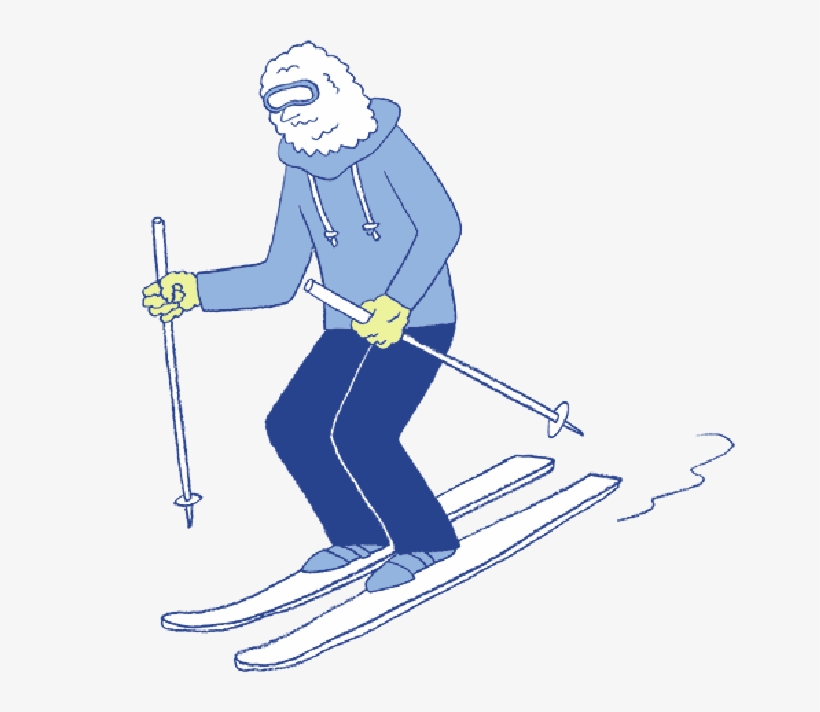 Ba-ski2 Img 6 - Skier Turns, transparent png download
