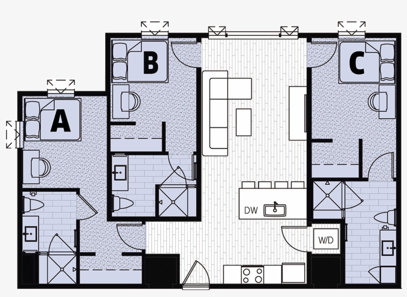 Floor Plan Image - Floor Plan, transparent png download
