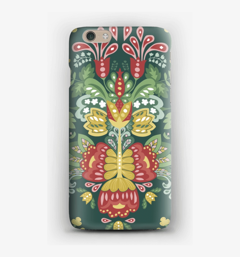 Green Flowers Case Iphone - Mobile Phone, transparent png download