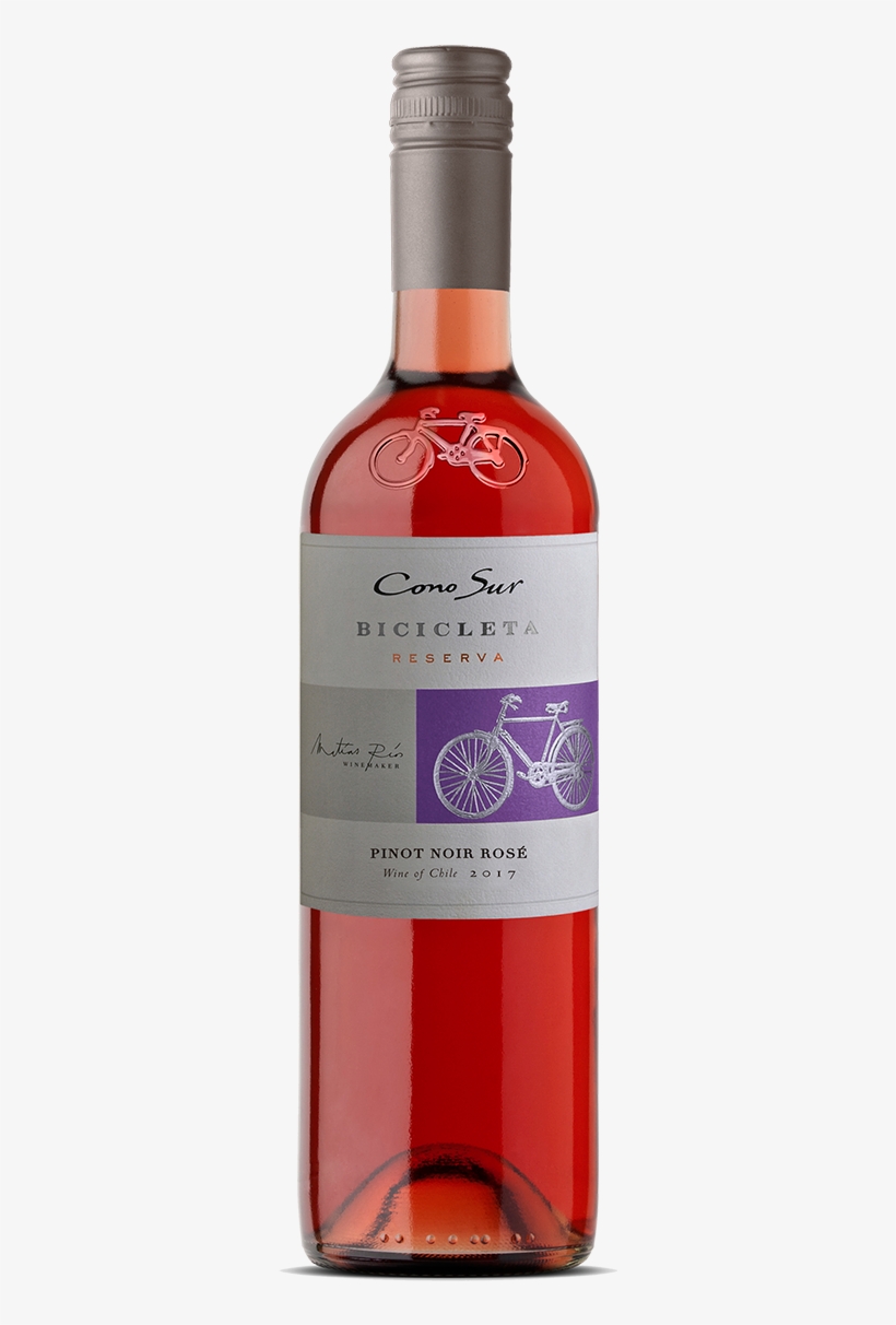 Pinot Noir Rosé - Cono Sur Bicicleta Pinot Noir Rosé 2017, transparent png download
