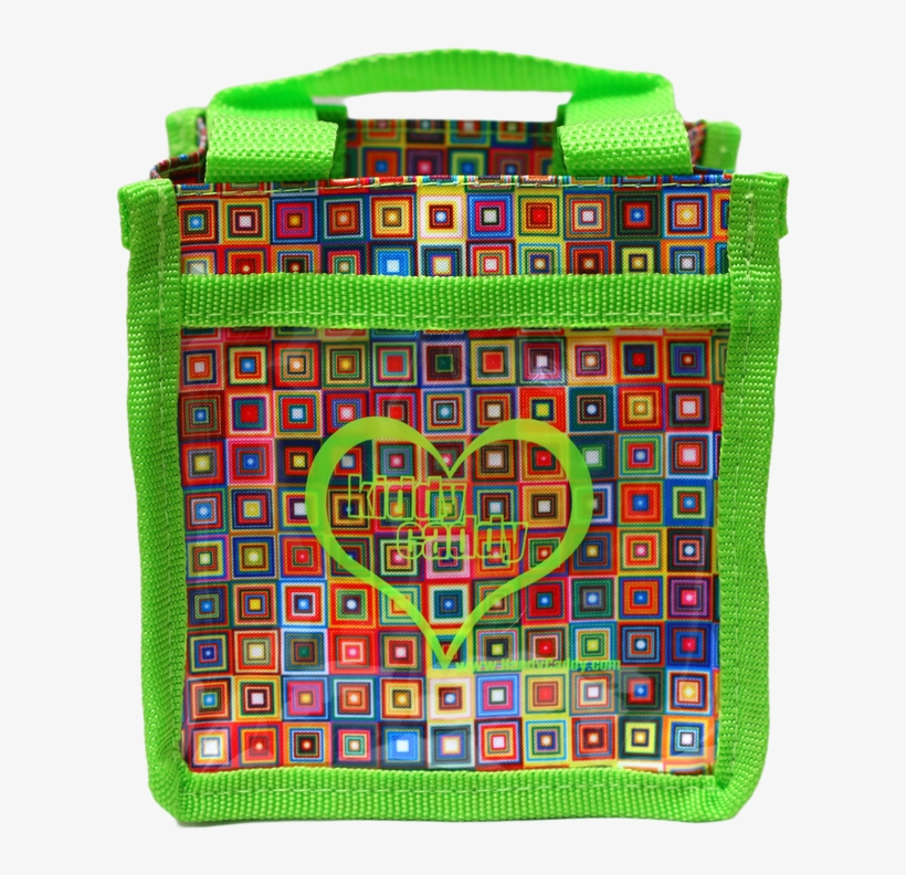 Green Square Pattern Kiddy Caddy - Pattern, transparent png download