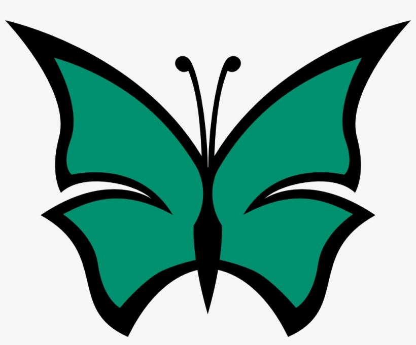 Net » Clip Art » Butterfly Color Colour Irish Green - Butterfly Images Hd Clip Art Black And White, transparent png download