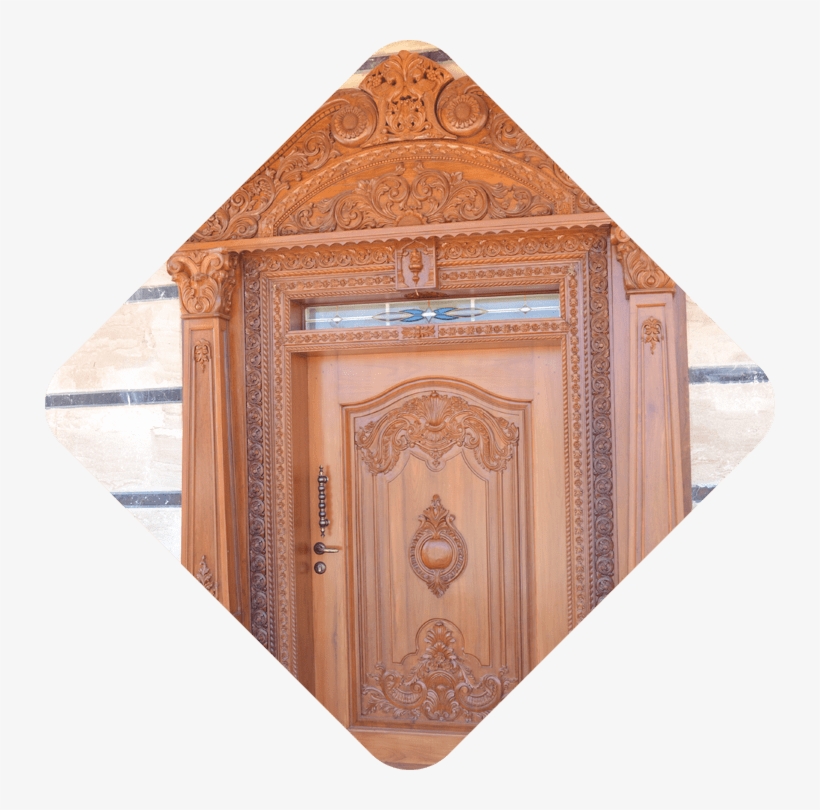 Single Door Solid Wood Door - Plywood, transparent png download