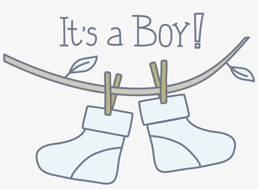 Its A Boy Graphic, transparent png download