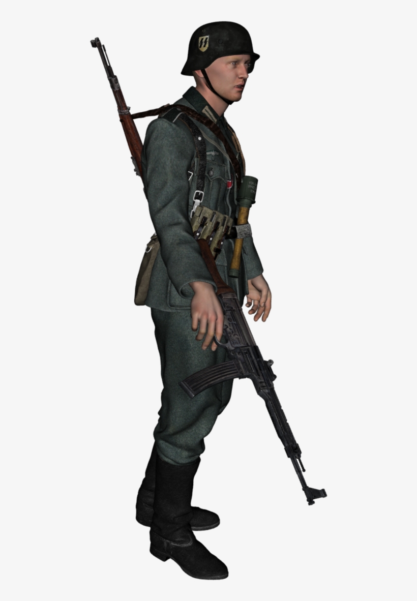 Nazi Soldier Png - Sniper, transparent png download
