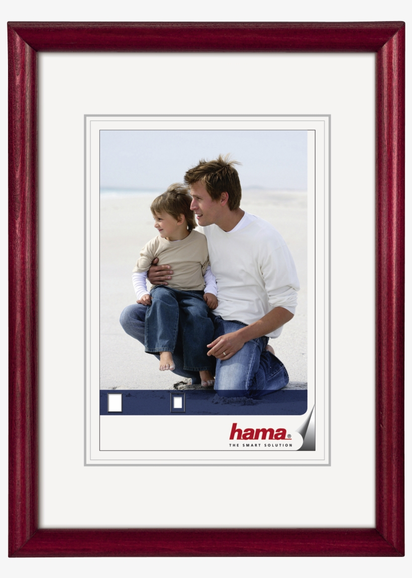 "oregon" Wooden Frame, Burgundy, 50 X 60 Cm - Holzbilderrahmen Rot, transparent png download