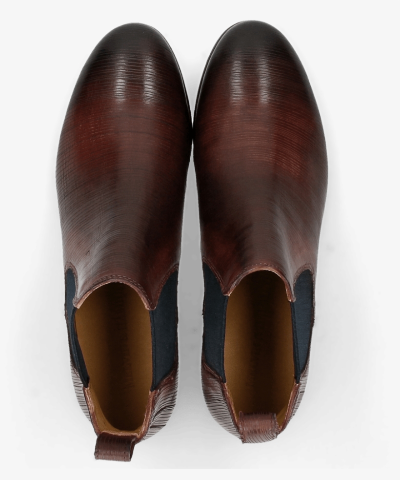 Ankle Boots Sally 25 Lines Cuts Plum Washing - Chelsea Boot, transparent png download