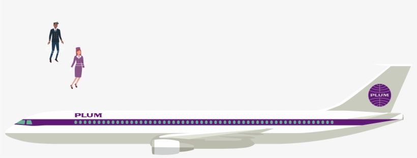 Airplane - Skateboard Deck, transparent png download