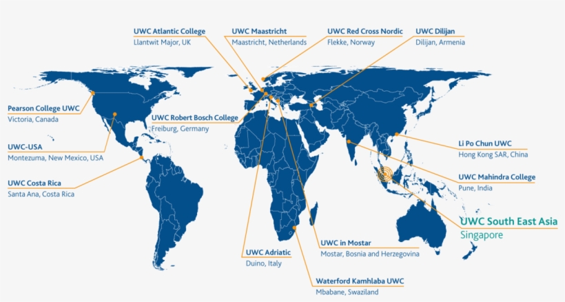 About Uwc Movement - Global Compact On Migration Map, transparent png download