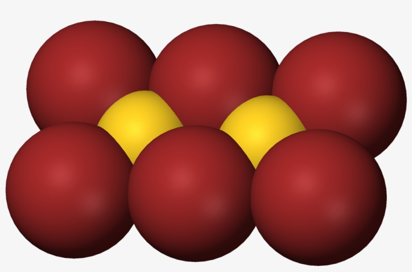 Gold Tribromide Dimer 3d Vdw - Gold Iii Bromide, transparent png download