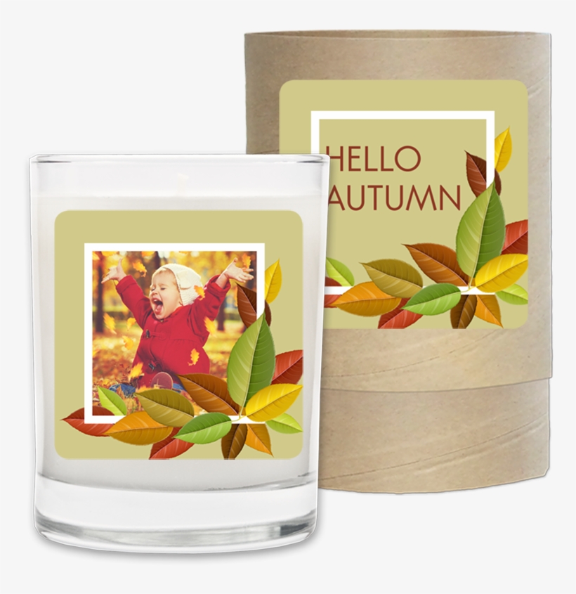 Holiday Candle - Hello Autumn - Picture Frame, transparent png download