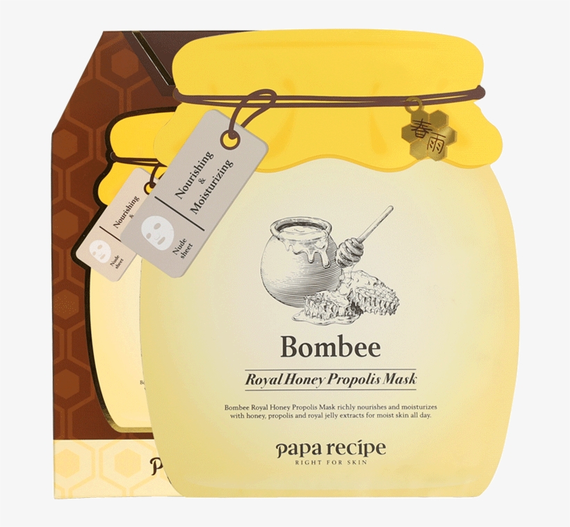 Papa Recipe Spring Rain Royal Honey Mask Small Honey - Papa Recipe Royal Honey Propolis Mask, transparent png download