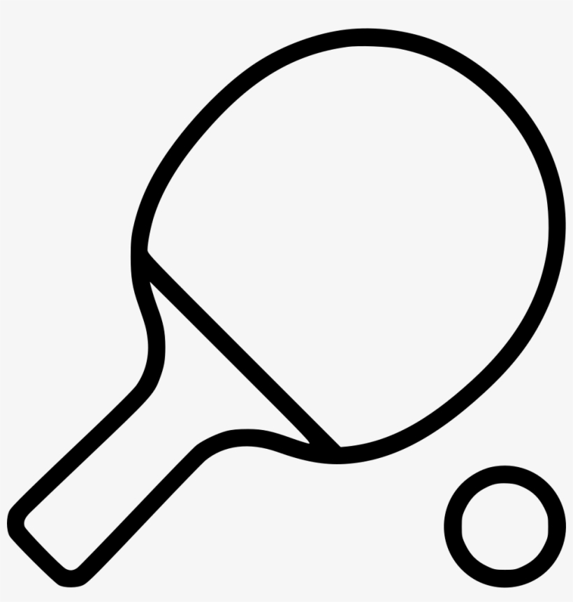 Ping Pong Comments - Line Art, transparent png download