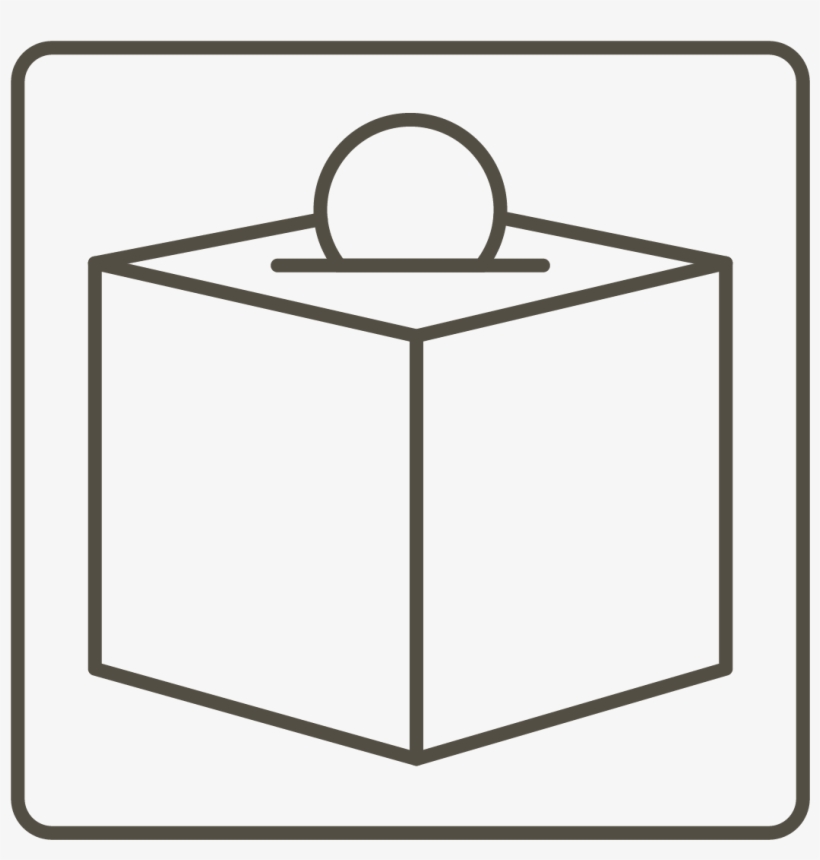 Donate And Support - Kaaba Outline, transparent png download