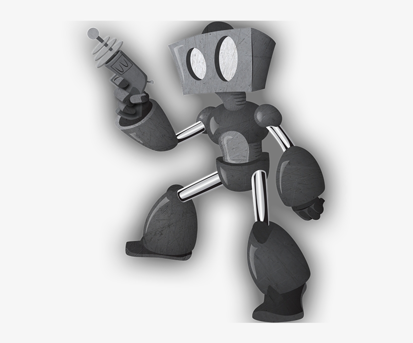 Halloween Character Pin-up With Moving Limbs Swiveling - Military Robot, transparent png download