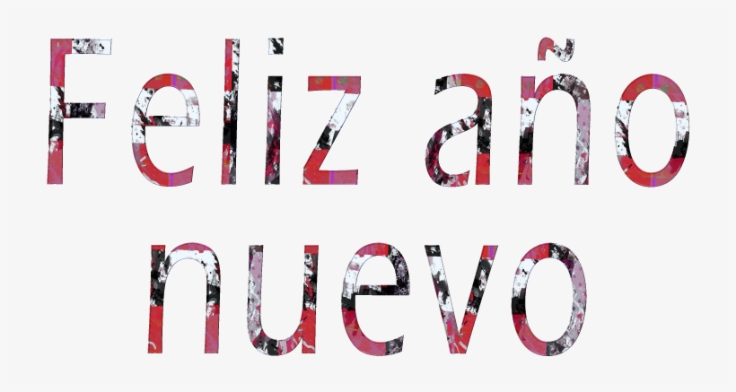 Letras De Feliz Año Nuevo - Graphic Design, transparent png download