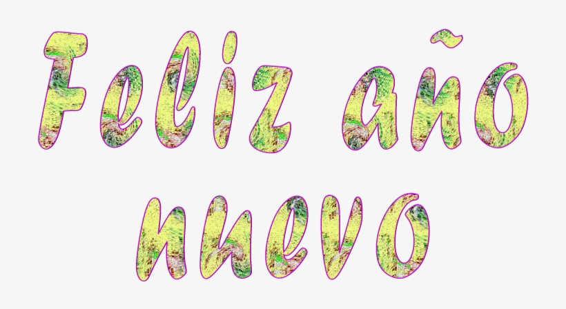 Letras De Feliz Año Nuevo, transparent png download