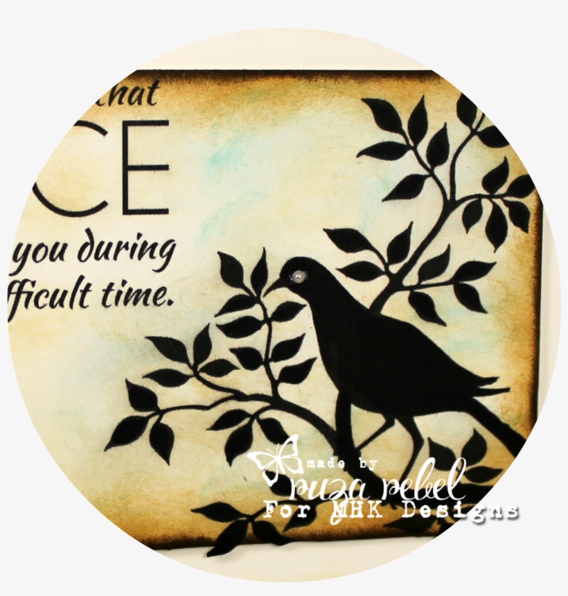 My Card Features The Silhouette Dove And One Of The - Silhouette, transparent png download