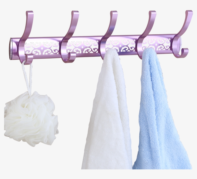 Space Aluminum Hanger Hook Wall Hanging Clothes Hook - Ruffle, transparent png download