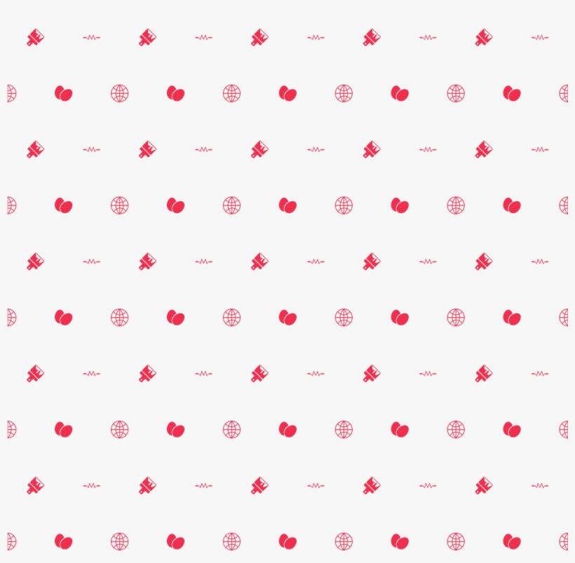 Pixbot › Pattern Design - White Background With Hearts, transparent png download