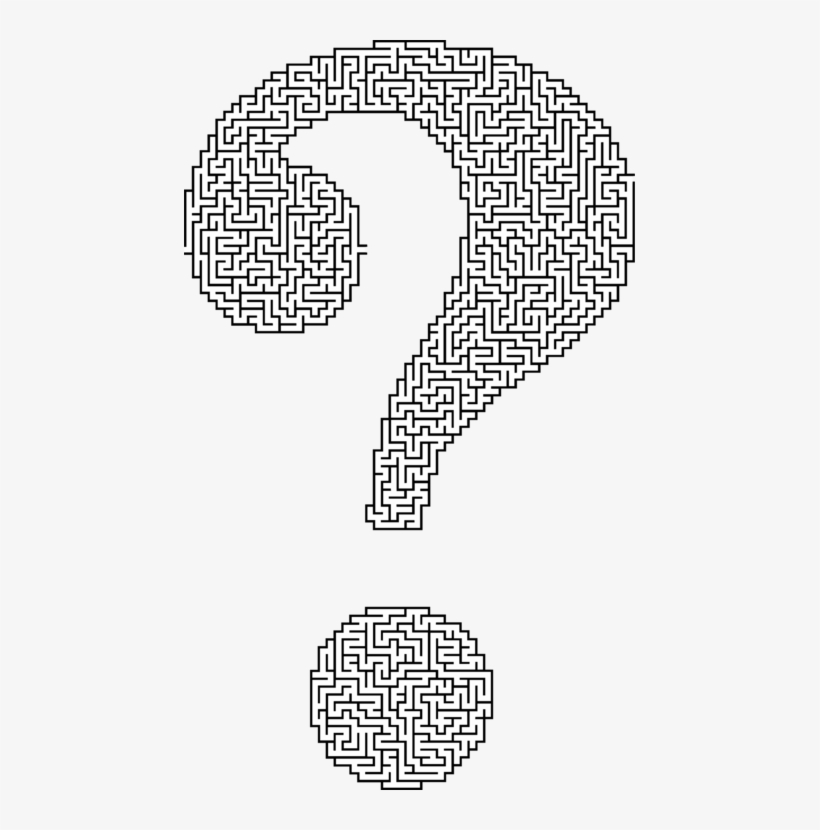 Question Mark Maze Labyrinth Information - Question Mark Maze, transparent png download