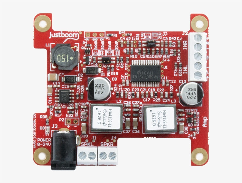 Justboom Amp High Resolution Stereo Audio Amplifier - Electronic Component, transparent png download