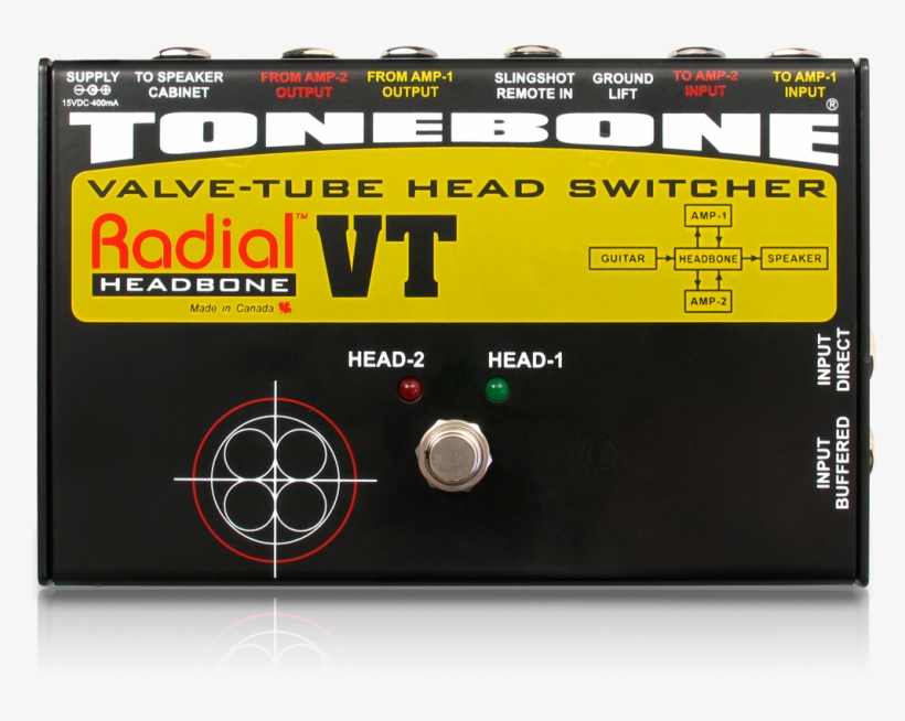 Tube Amplifier Head Switcher - Radial Tonebone Headbone Vt Head Switcher, transparent png download