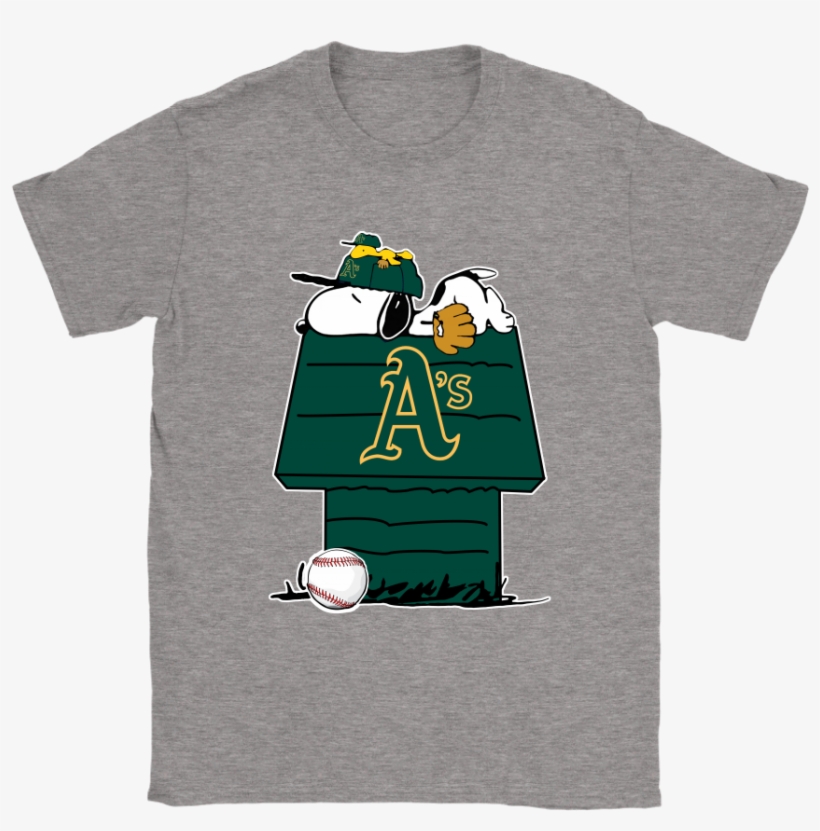 Oakland Athletics Snoopy And Woodstock Resting Together - Snake Shirts For Women, transparent png download