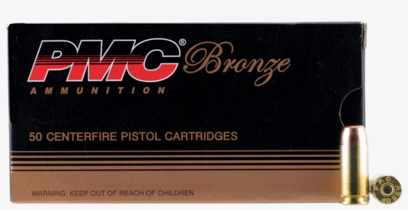 Pmc 40e Bronze 40 Smith & Wesson 180 Gr Full Metal - Biblo, transparent png download
