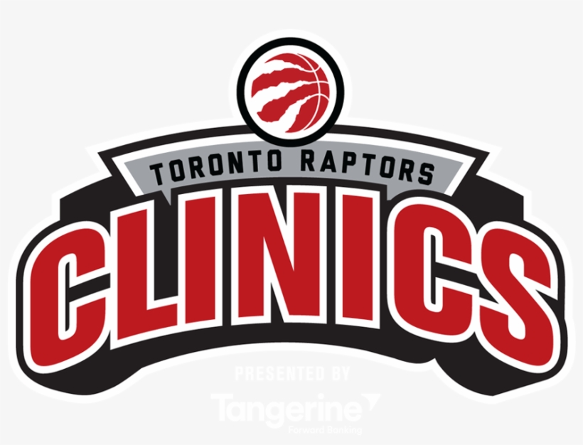 Raptors Clinics Presented By Tangerine - Emblem, transparent png download