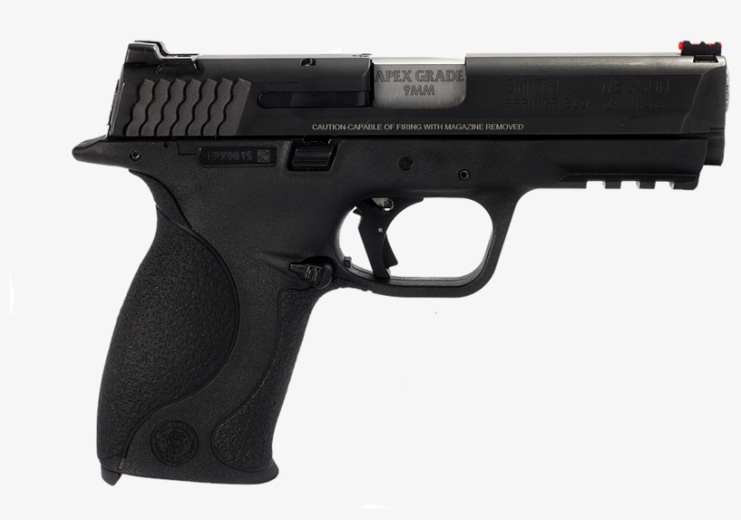 Smith And Wesson M&p With Gunsmith Fit Apex Match Grade - Glock 43 9mm, transparent png download