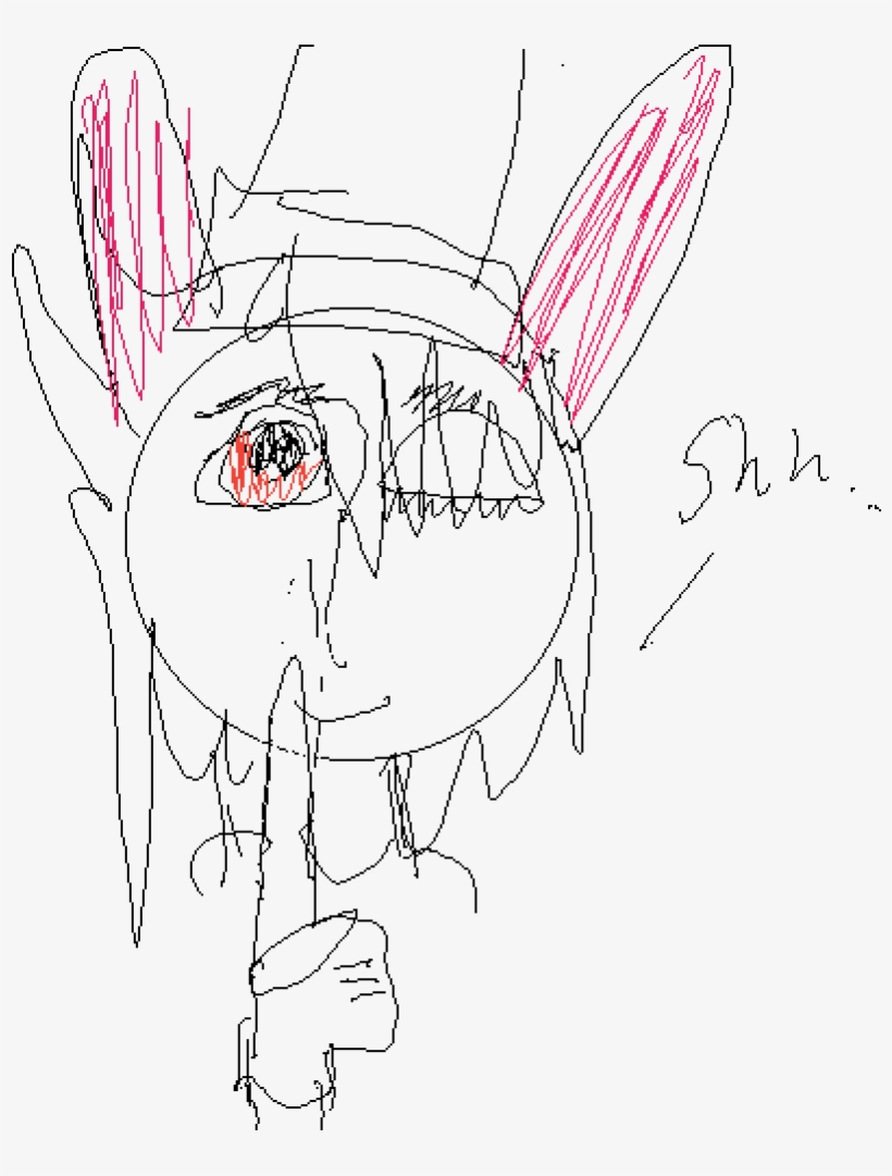 Black Butler Shh - Sketch, transparent png download