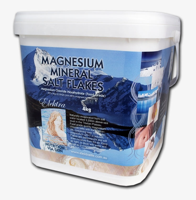 4kgbucketcube - Magnesiumchloride Flakes, transparent png download