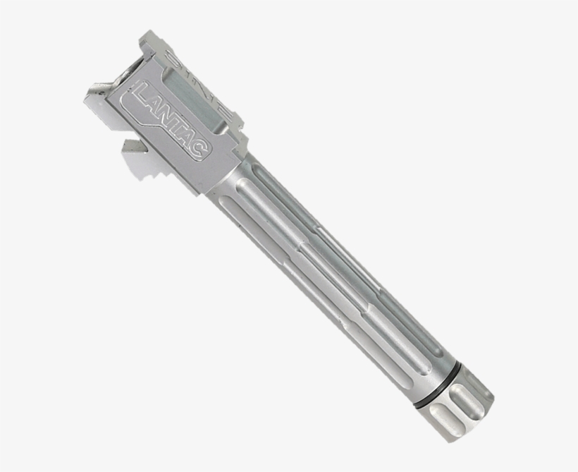 Picture Of Lantac 9ine Glock 19 Fluted Threaded Barrel - Airsoft Gun, transparent png download