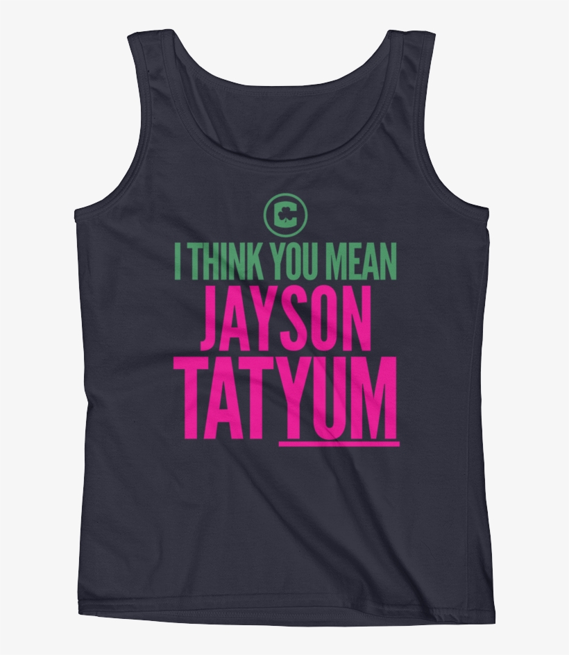 I Think You Mean Jayson Tatyum Ladies' - Active Tank, transparent png download
