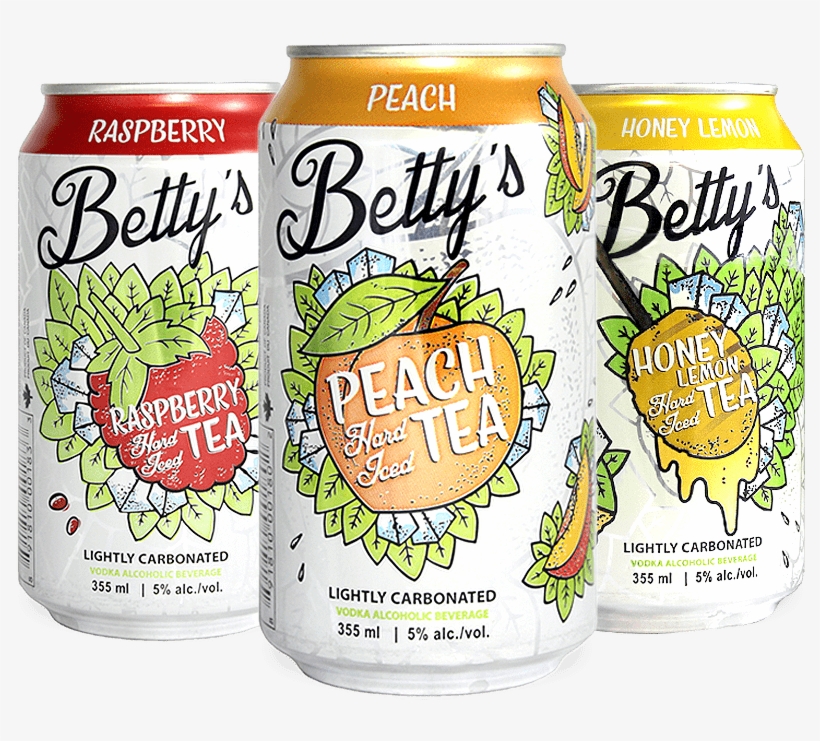 Making For A Well Balanced And Refreshing Hard Iced - Betty's Peach Vodka Iced Tea, transparent png download
