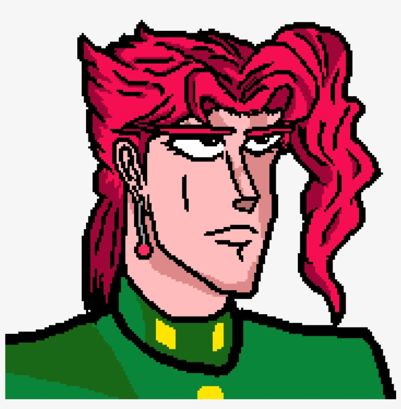 Kakyoin Pxl - Illustration, transparent png download