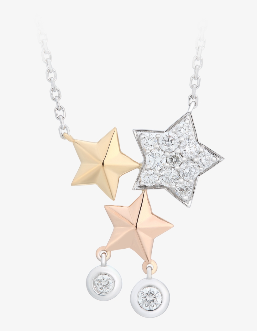 Bling Bling Little Star Necklace - Locket, transparent png download